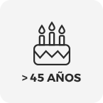 > 45 AÑOS